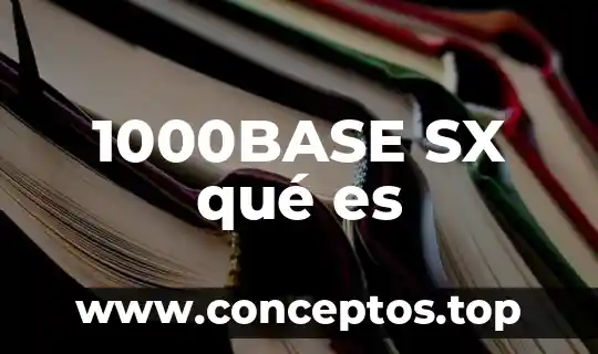 1000BASE SX qué es