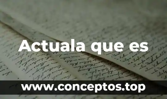 A que es acorde 3 Actuala que es