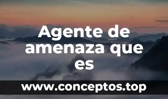 Que es identidad colectiva y sus caracteristicas 4 Agente de amenaza que es