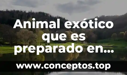 Animal exótico que es preparado en tamales en guerrero