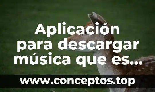 Aplicación para descargar música que es como un guante