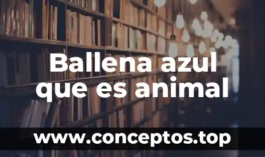 Azul de metileno que es y para que sirve 4 Ballena azul que es animal