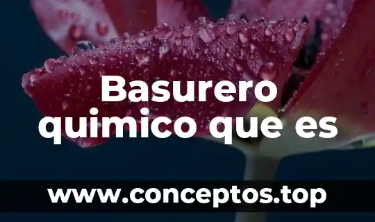 Qué es un compuesto en químico 8 Basurero quimico que es