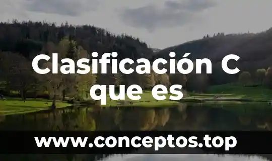 Que es un comando en c 7 Clasificación C que es