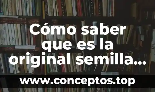 Por que es nesesario saber de que trata una ficha 3 Cómo saber que es la original semilla de brasil