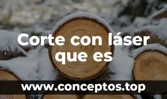 Corte con láser que es