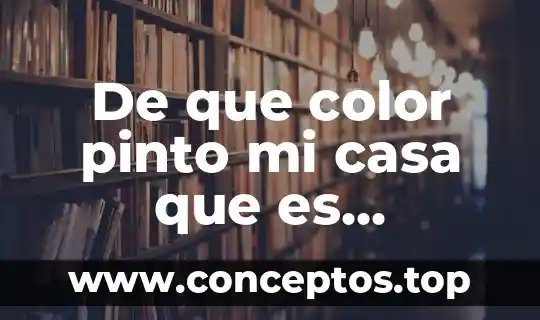 De que color pinto mi casa que es pequeña