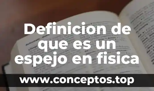 Definicion de que es un espejo en fisica