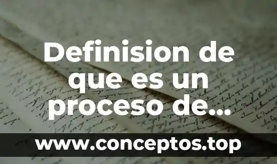 Que es un plan de gestion 6 Definision de que es un proceso de gestion