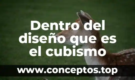 Dentro del diseño que es el cubismo