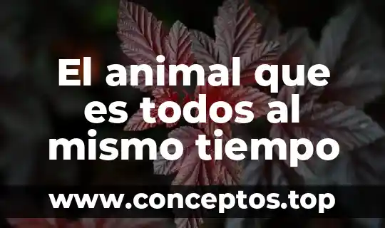 El animal que es todos al mismo tiempo