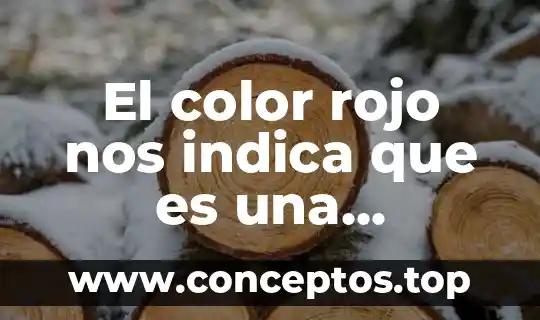 El color rojo nos indica que es una evaluación