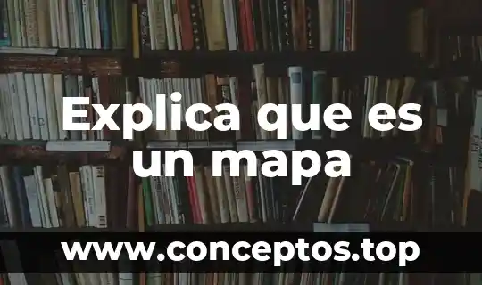 Explica que es un mapa
