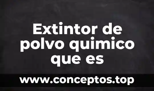 Polvo color café claro tipo harina que es 5 Extintor de polvo quimico que es