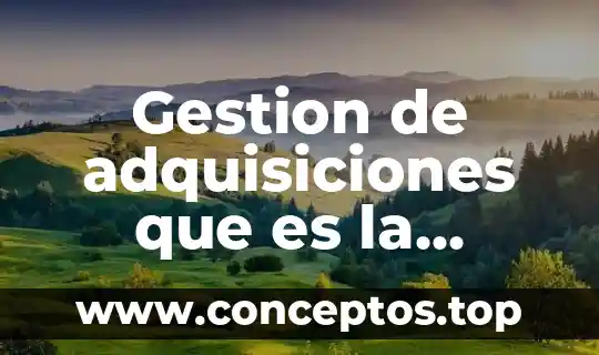 Que es tendencia a ser algo emocional 3 Gestion de adquisiciones que es la tendencia