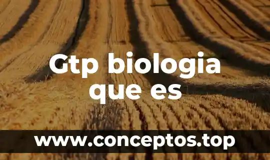 Que es un signo biologia 8 Gtp biologia que es