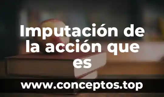 Que es la accion de libertad innovativa 6 Imputación de la acción que es