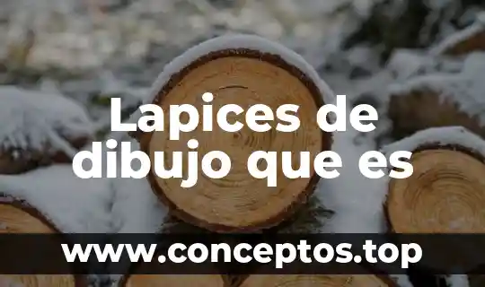 Lapices de dibujo que es