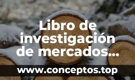 Libro de investigación de mercados que es cuestionario