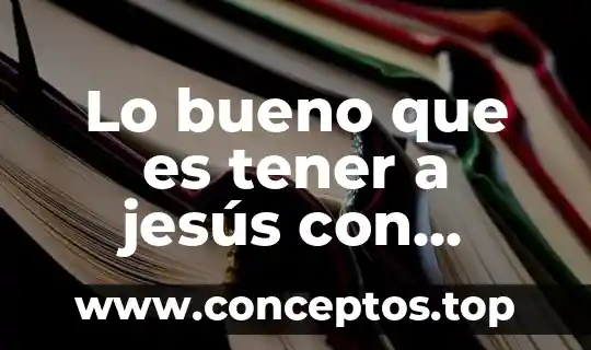 Por que es importante tener agua 4 Lo bueno que es tener a jesús con nosotros