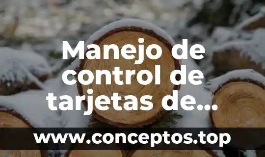 Manejo de control de tarjetas de embarazadas que es