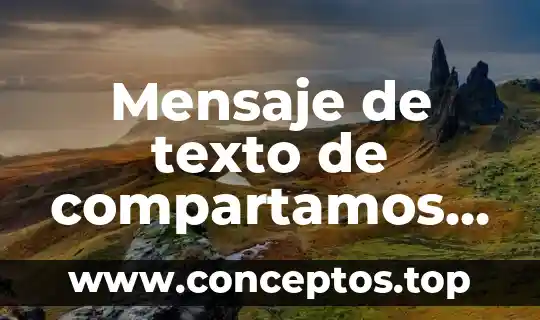Mensaje de texto de compartamos movil que es