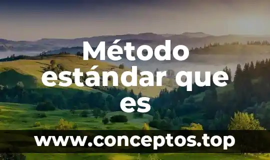 Qué es método de complicaciones de embarazo 5 Método estándar que es