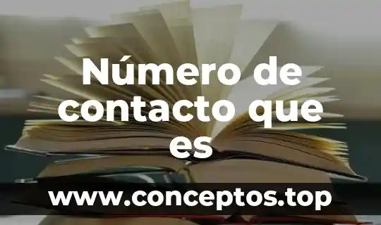 Qué es número de cilindros dra 5 Número de contacto que es