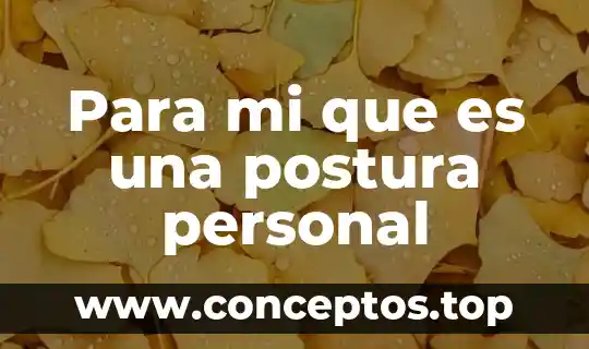 Que es el programa mi beca para empezar 4 Para mi que es una postura personal