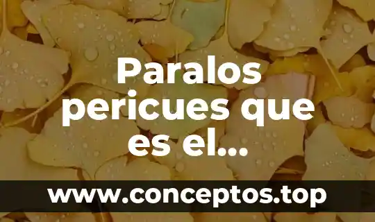 Paralos pericues que es el significado de la alimentacion