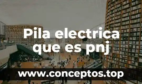 Pila electrica que es pnj