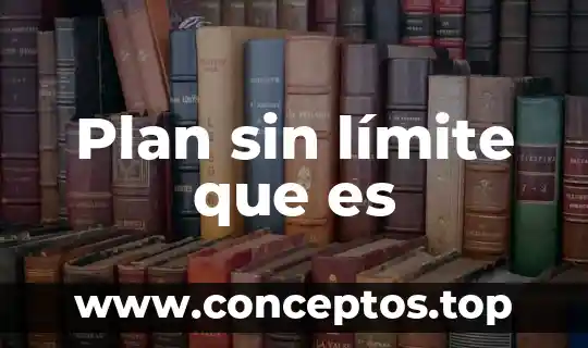 Plan sin límite que es