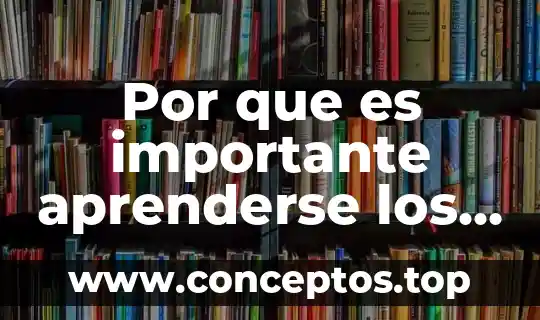 Por que es importante aprenderse los numeros