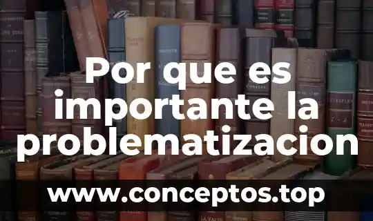 Por que es importante rediseñar 5 Por que es importante la problematizacion