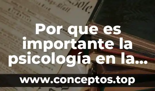 Por que es importante la psicología en la enfermería