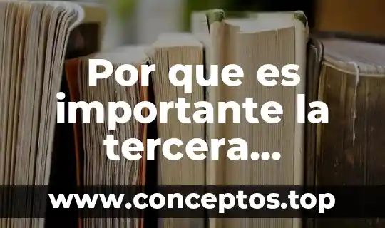 Por que es importante la tercera revolucion quimica