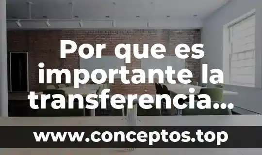 Por que es importante la transferencia psicologia