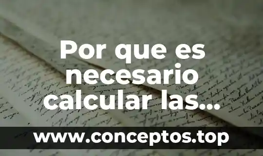 Por que es necesario calcular las unidades equivalentes