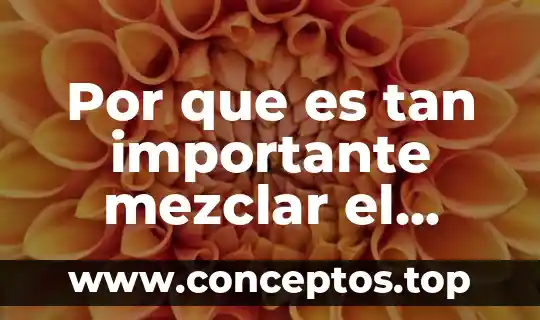 Por que es tan importante mezclar el cobre