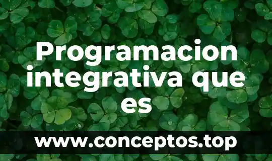 Que es ecwid significado en programacion 3 Programacion integrativa que es