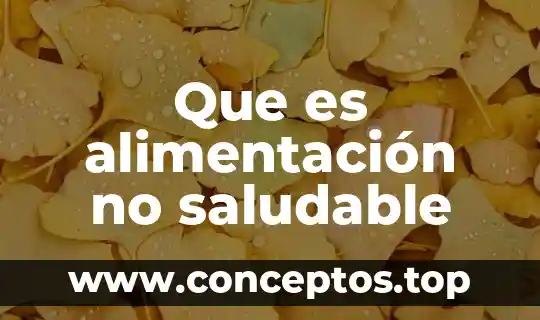 Que es un bol de cereales saludable 5 Que es alimentación no saludable