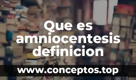 Significado de pesa que es definición 4 Que es amniocentesis definicion