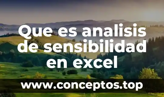 Que es sensibilidad y especificidad de las pruebas inmunológicas 4 Que es analisis de sensibilidad en excel