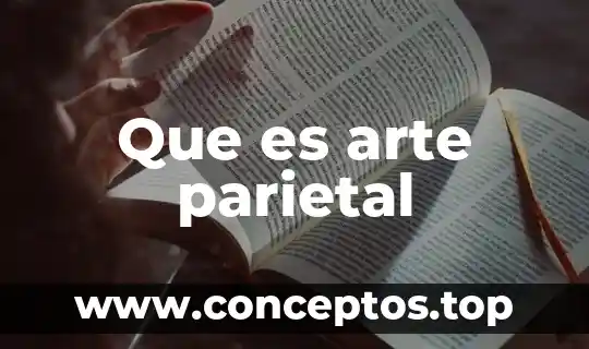 Que es arte parietal
