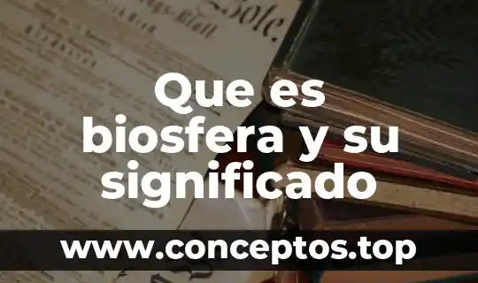 Que es una danza magica significado 7 Que es biosfera y su significado