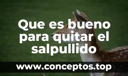 Que es bueno para quitar el salpullido