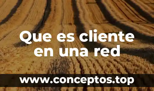 Estimación del tamaño del mensaje red que es 4 Que es cliente en una red