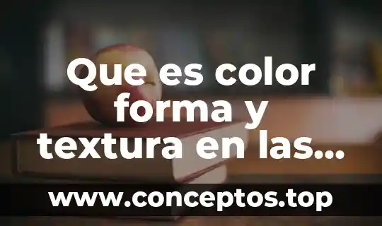 Que es la textura en la comunicacion 3 Que es color forma y textura en las artes plasticas