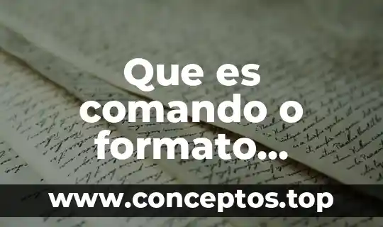 Pará que es el formato de nota de salida 5 Que es comando o formato aplicado en computadora