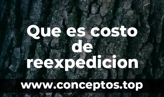 Que es el costo de transporte ejmplos 4 Que es costo de reexpedicion
